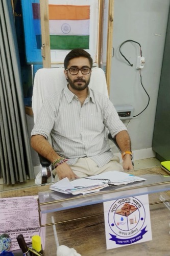 Kunwar Abhimanyu Raj Singh, Chairman of Nagar Panchayat Gabhana